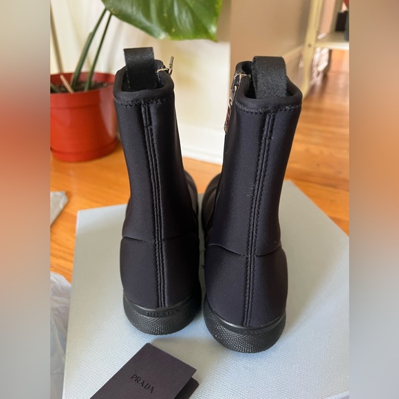 Prada Neoprene Ankle Boots - Picture 2 of 11